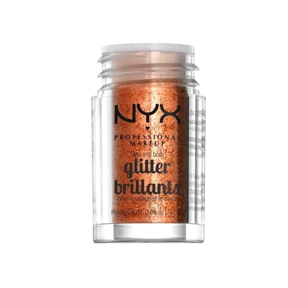 NYX Cosmetics Copper Face and Body Glitter - Picture 2 of 5